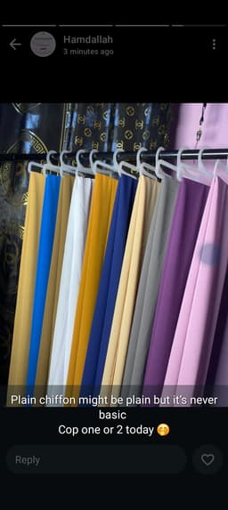 Chiffon scarf